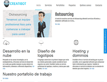 Tablet Screenshot of creatibot.com